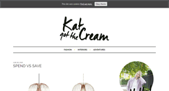 Desktop Screenshot of katgotthecream.com