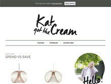 Tablet Screenshot of katgotthecream.com